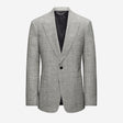Crossweave Suit Jacket Silver