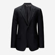 Wool Twill Suit Jacket Black