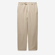 Straight Leg Wool Pants Sand