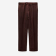 Twill Linen Blend Suit Pants Bourbon