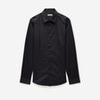 Stretch Cotton Poplin Shirt Black