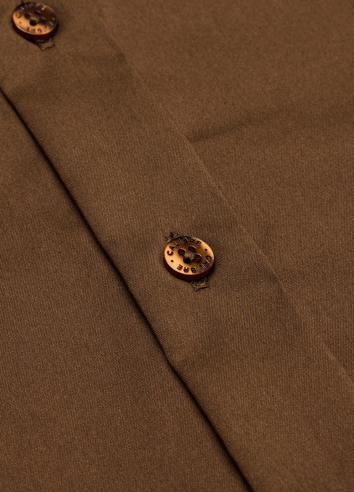 Stretch Cotton Poplin Shirt Chestnut