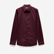 Stretch Cotton Poplin Shirt Oxblood