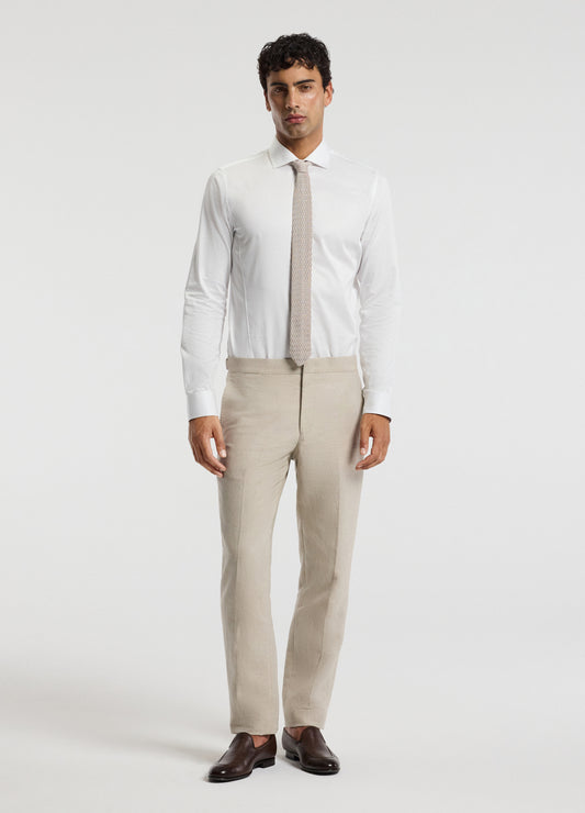 Signature Tailored Twill Shirt White