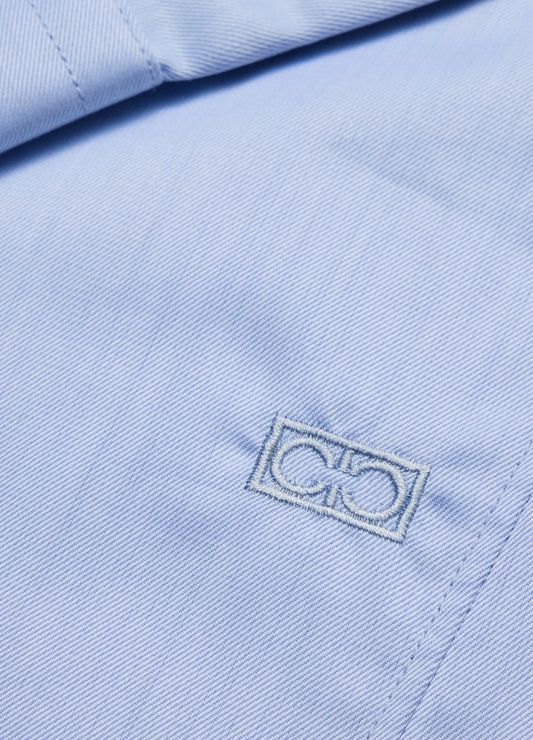 Tailored Fit Signature Twill Shirt Pale Blue