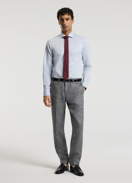 Tailored Fit Signature Twill Shirt Pale Blue
