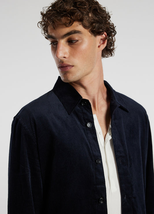 Cord Shirt Navy