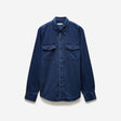 Soft Denim Utility Shirt Indigo