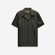 Jacquard Stripe Shirt Khaki