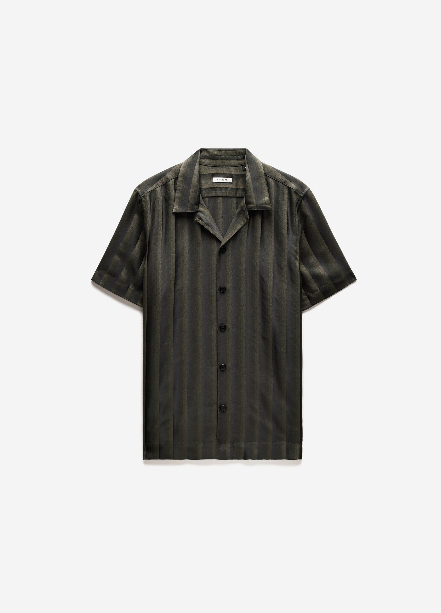 Jacquard Stripe Shirt Khaki