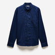 Washed Linen Shirt Royal Blue