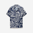 Astro Print Short Sleeve Shirt Navy