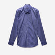 Stripe Stretch Shirt Navy