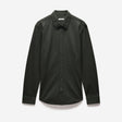 Textured Knit Stretch Shirt Dark Khaki