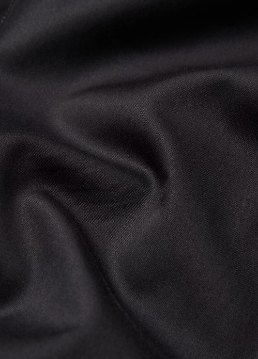 Tailored Cotton Shirt Black