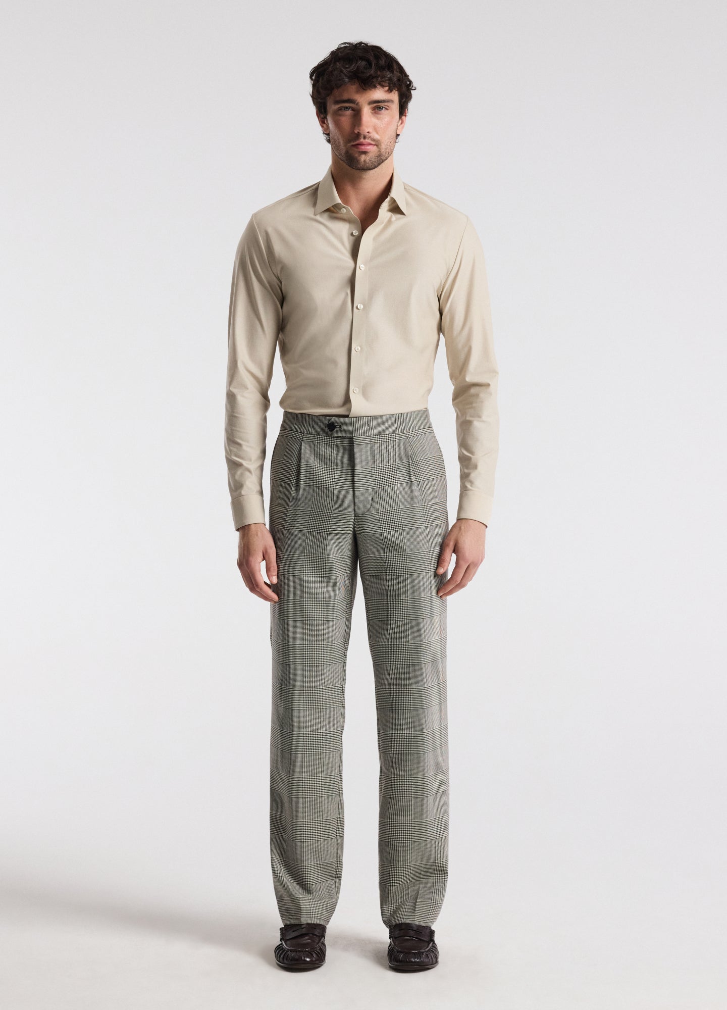 Precision Stretch Twill Shirt Natural