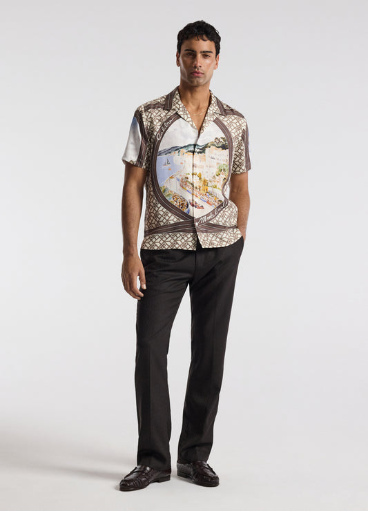 Monte Carlo Silk Shirt Natural