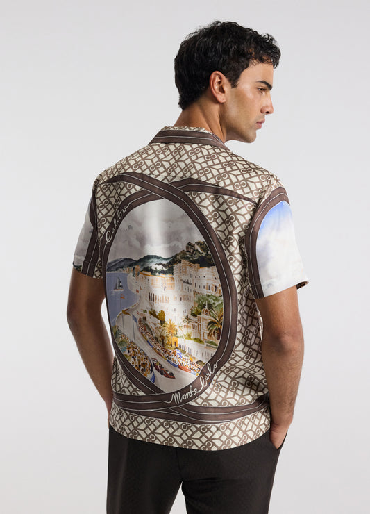 Monte Carlo Silk Shirt Natural