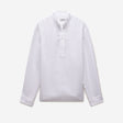 Relaxed Pullover Linen Shirt Ivory