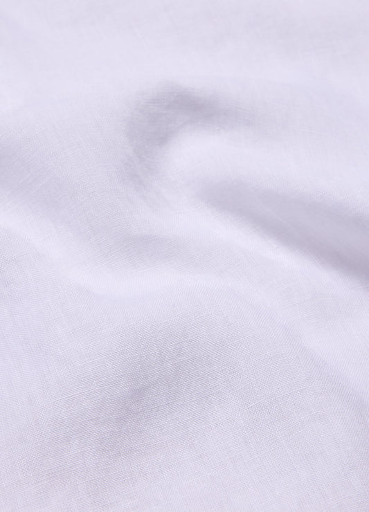 Relaxed Pullover Linen Shirt Ivory