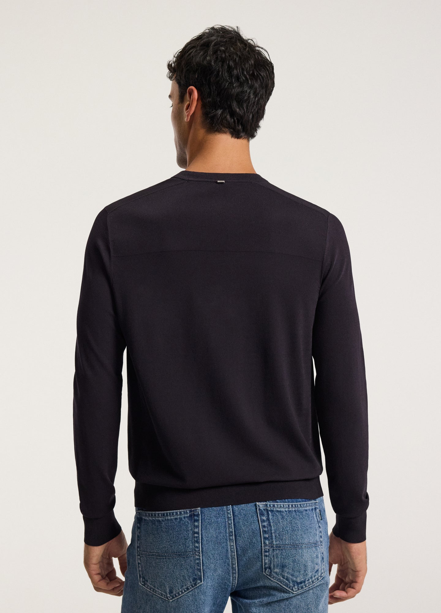 Technical Knit Crew Neck Sweater Currant