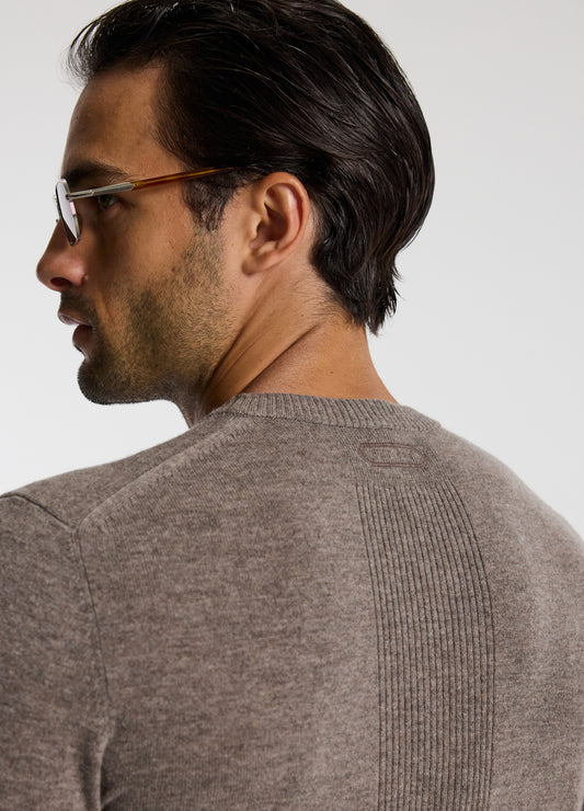 Ultra Fine Merino Wool Sweater Mocha