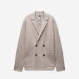 Double-Breasted Merino Wool Cardigan Neutral