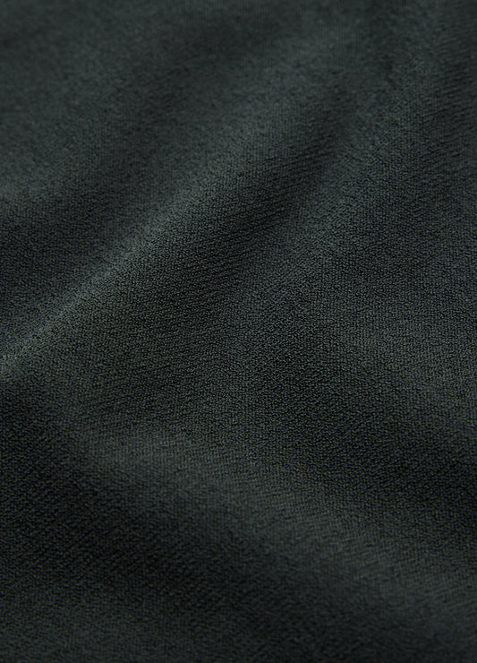 Technical Knit Rib Collar Polo Fern