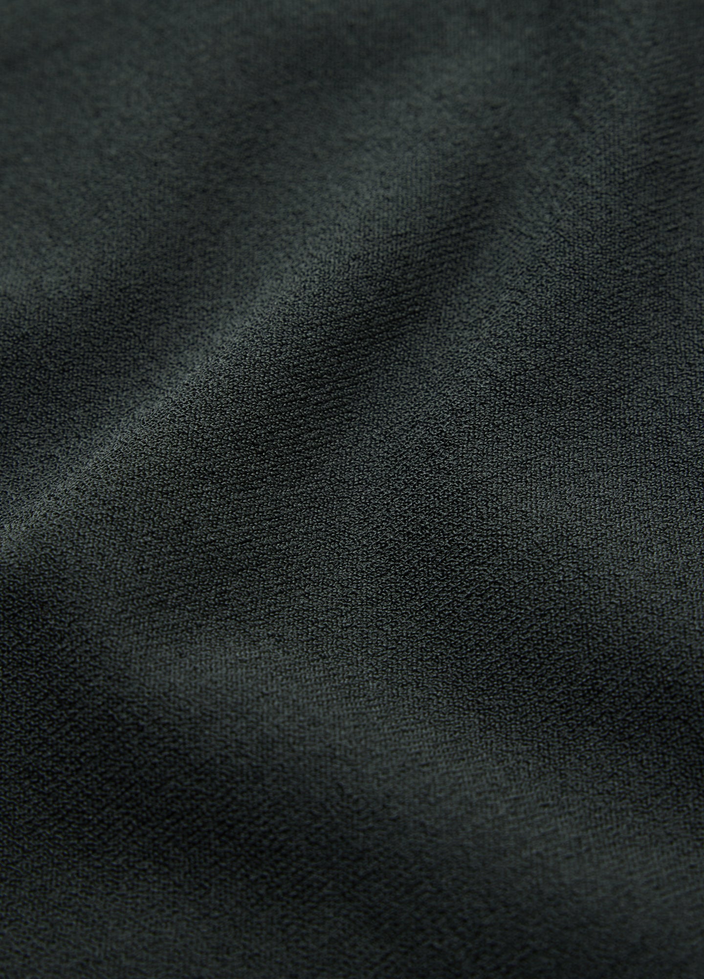 Technical Knit Rib Collar Polo Fern