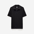 Arrow Jacquard Knit Polo Chocolate
