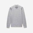 Mock Neck Merino Sweater Silver Marle