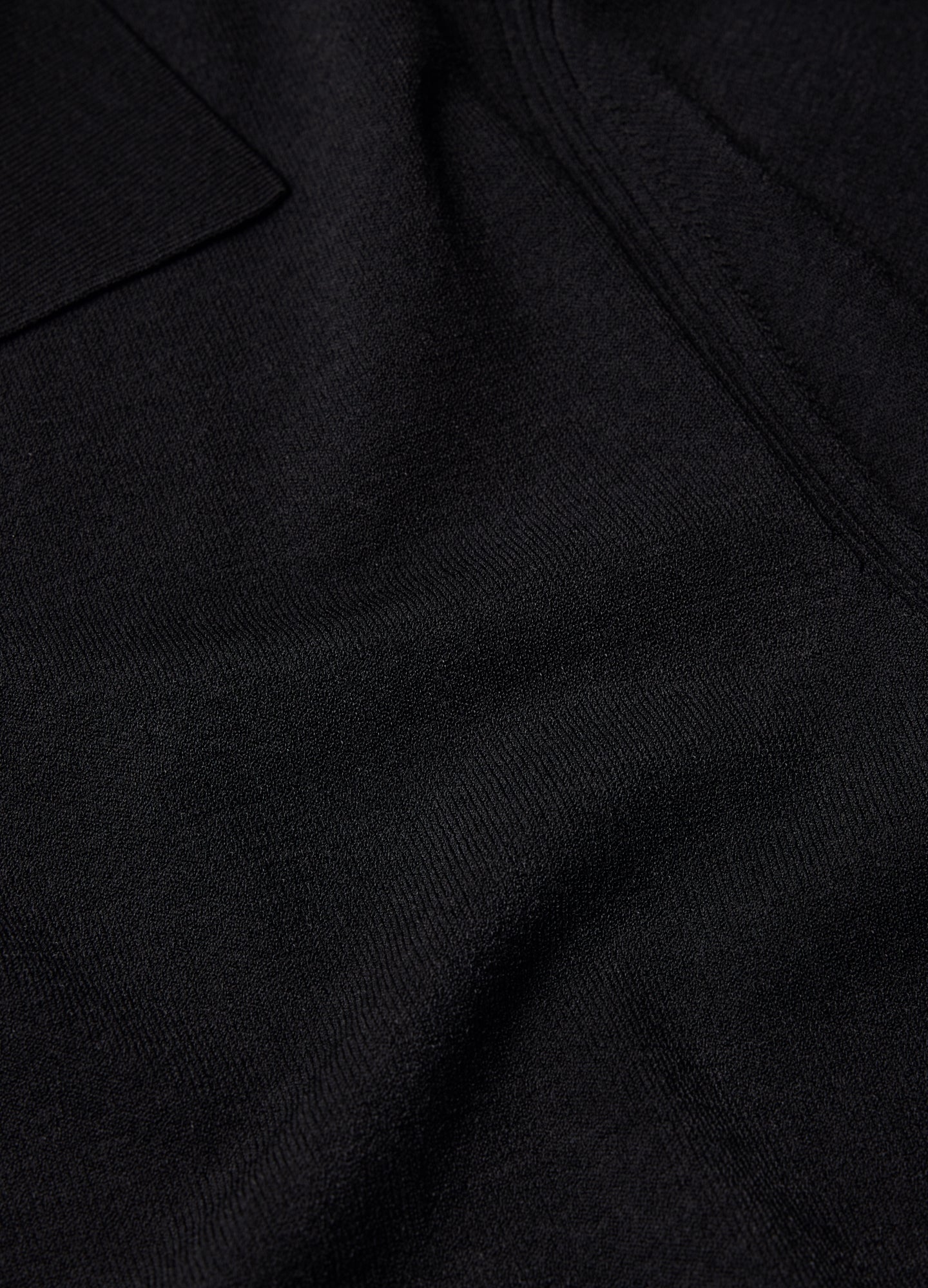 Tech Shoulder Trim Polo Black