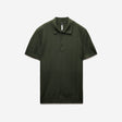 Triangle Knit Polo Pine Green