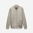 Textured Zip Cardigan Ecru