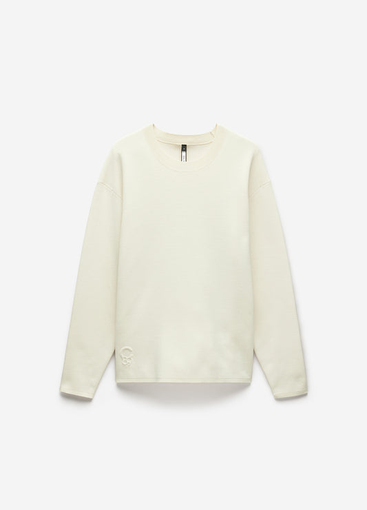 Relaxed Crew Neck Sweater Bone