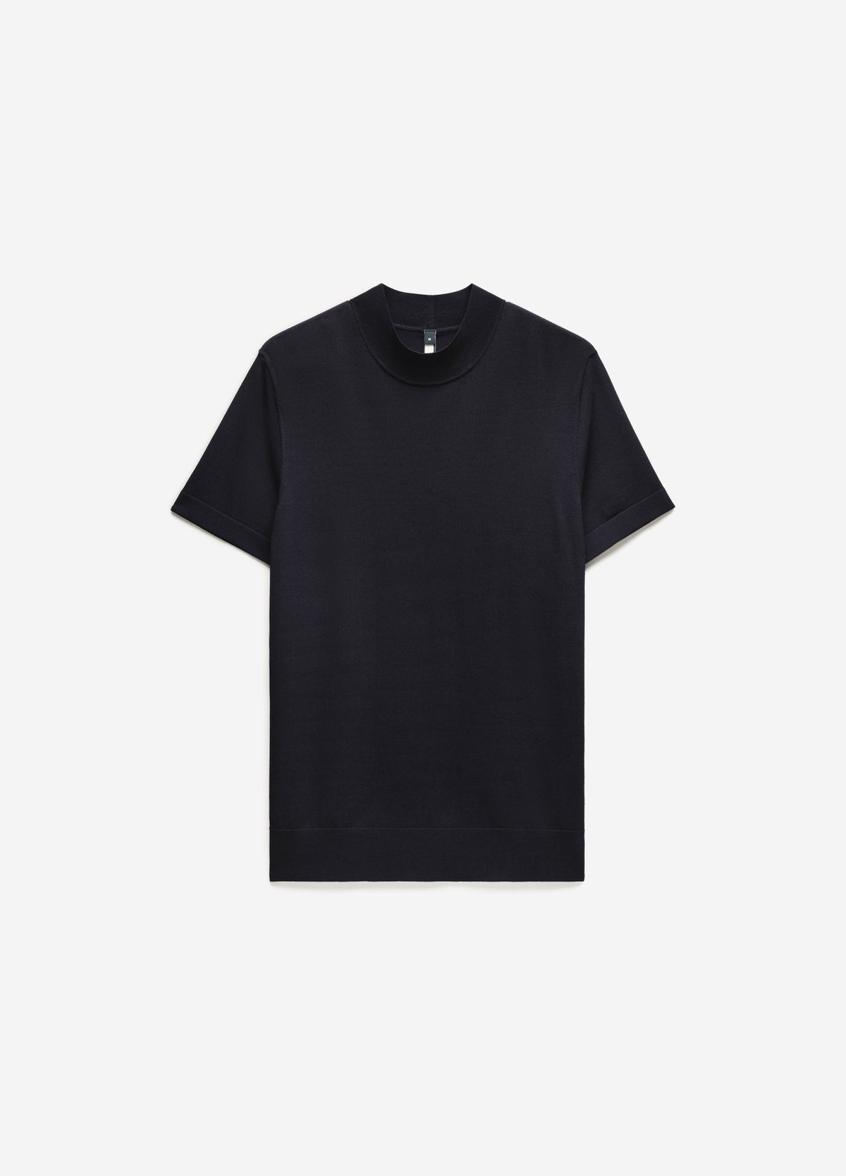 Slim Tech Knit T-shirt Black