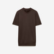 Slim Tech Knit T-shirt Bourbon