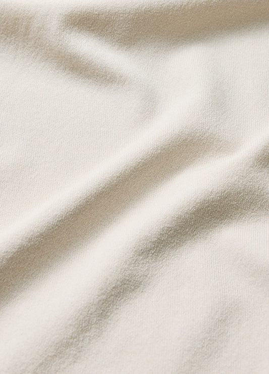 Slim Tech Knit T-shirt Parchment