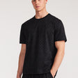 Monogram Print T-shirt Black