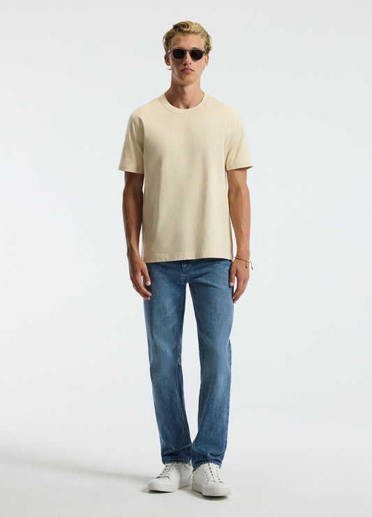 Relaxed Crew T-shirt Biscuit