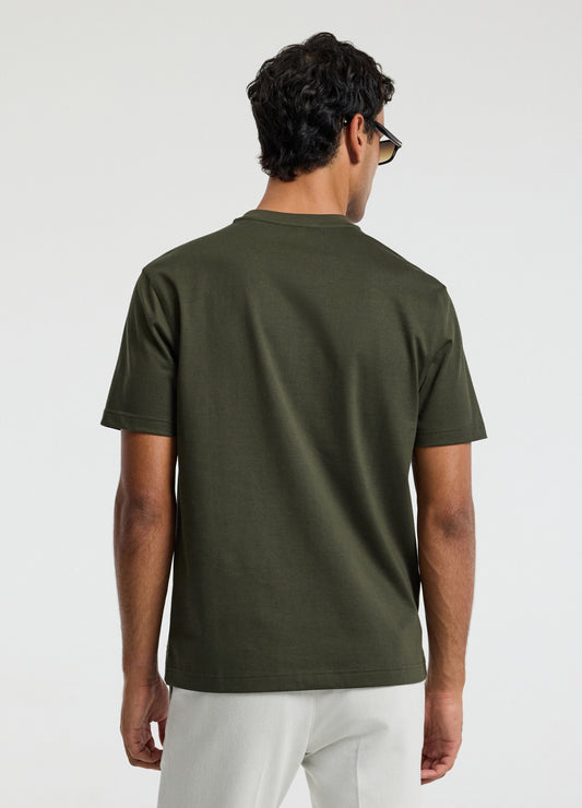 Relaxed Crew T-shirt Army Green