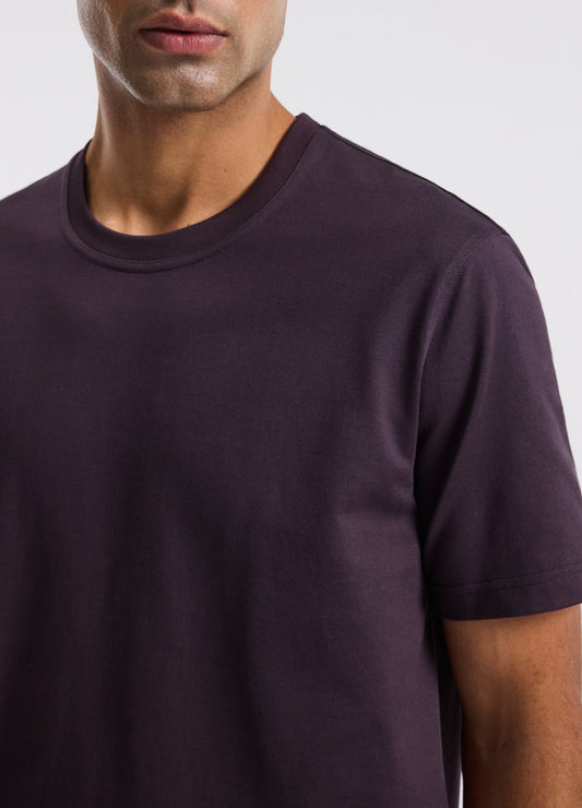 Relaxed Crew T-shirt Plum