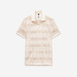 Geometric Lace Polo Cream