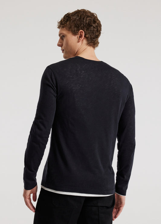 Long Sleeve Double Layer T-shirt Ink
