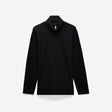 Ribbed Roll Neck Top Black