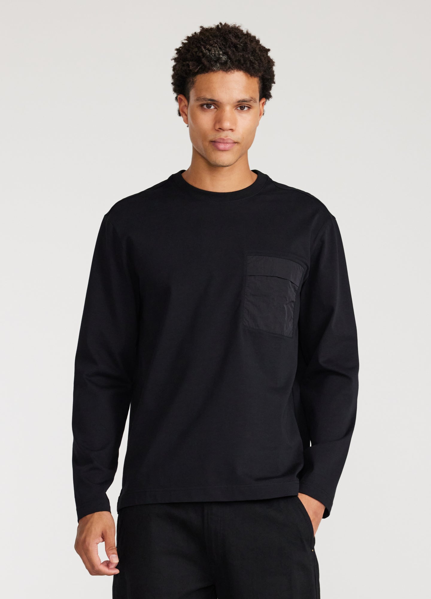Long Sleeve Utility T-shirt Black
