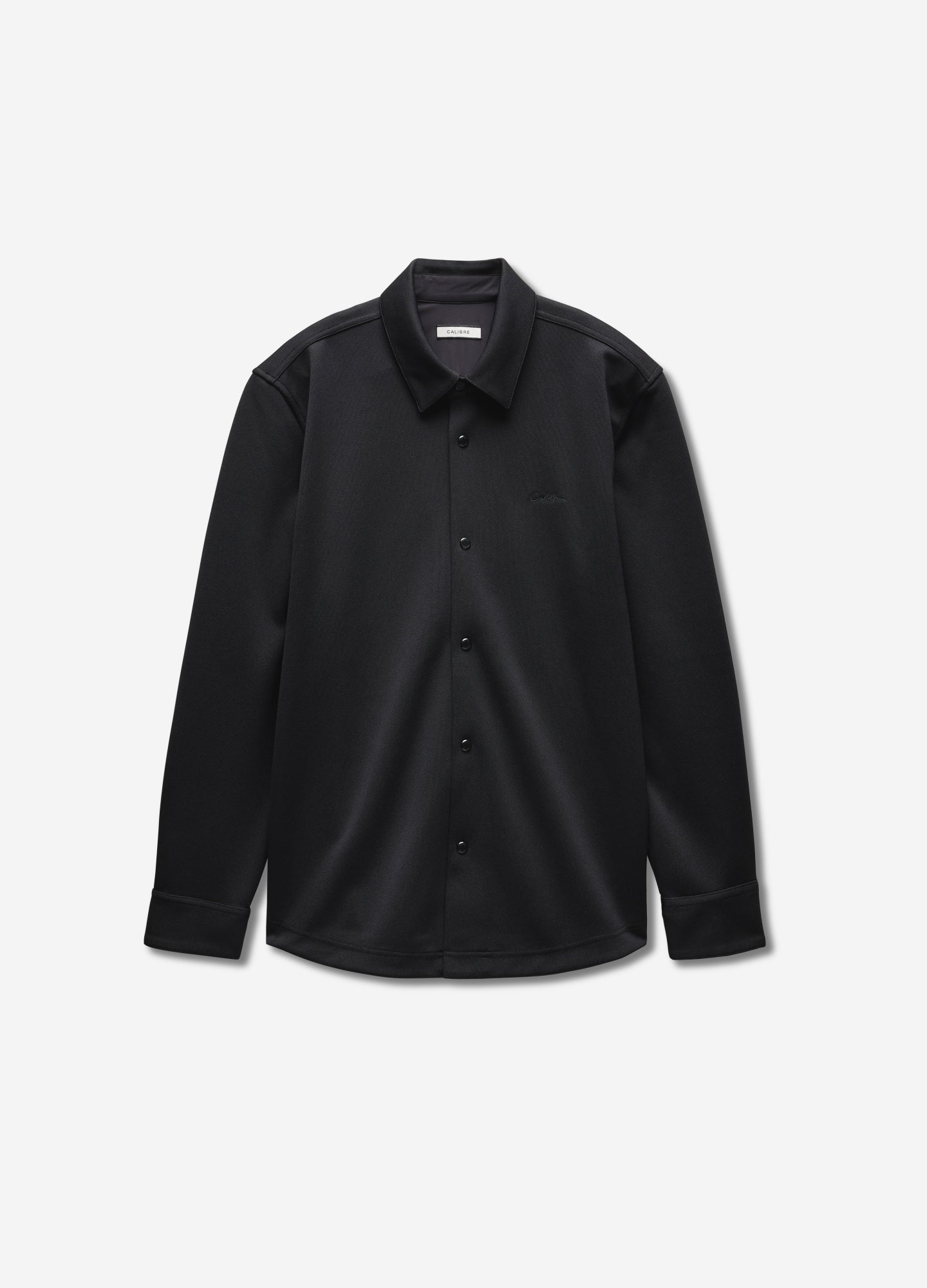 Tech Jersey Overshirt Black