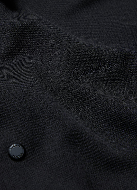 Tech Jersey Overshirt Black