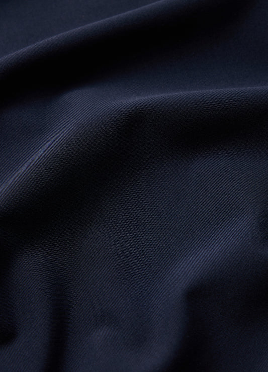 Performance Cuban Collar Shirt Navy