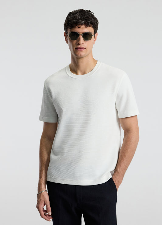 Ottoman Relaxed T-shirt Ivory